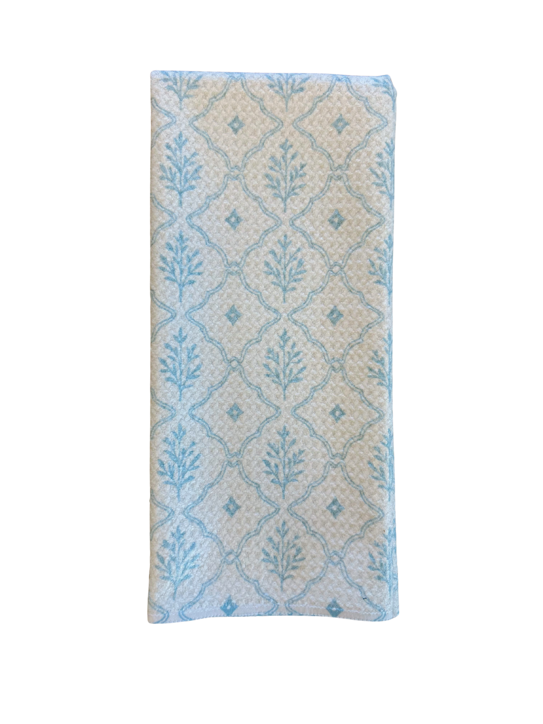 Light Blue Trellis & Light Blue Stripe (reversible)